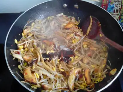 Make The soybean sprouts are dry step 7