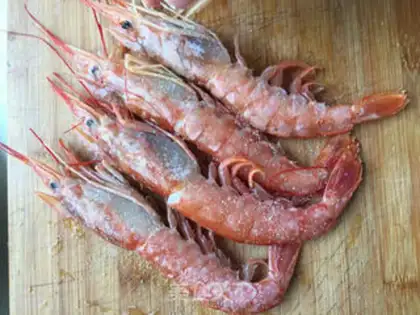 Make Salted shrimp step 1