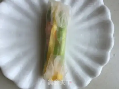 Make Crystal Vegetable Rolls step 6
