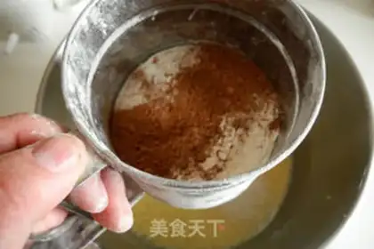 Make Sour cocoa cake step 4