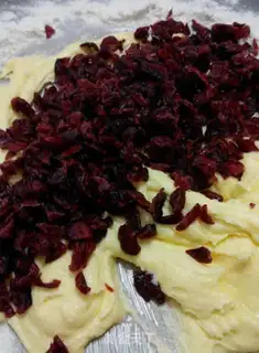 Make Cranberry cookies step 2