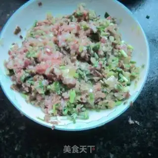 Make Wood Pork dumplings step 1