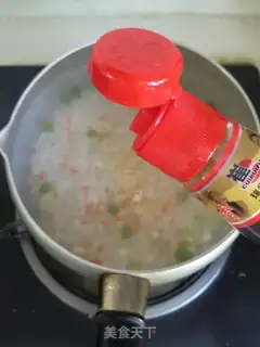 Make Abalone vegetable congee step 8