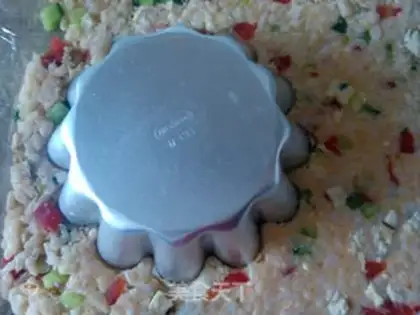 Make Fried rice cake step 7
