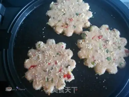 Make Fried rice cake step 9