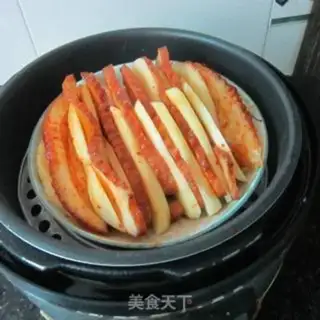 Make Potato chips evaporate the east slope step 6