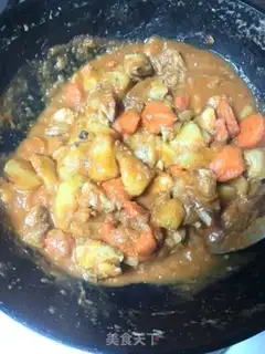 Make Red curry potatoes and chicken legs step 10
