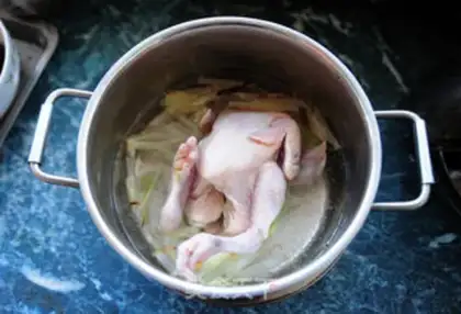 Make Frozen chicken step 5