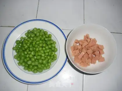Make Ham sausage and green beans step 0