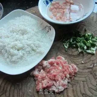Make Spam of peanut meat and rice step 0