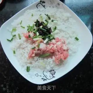 Make Spam of peanut meat and rice step 4
