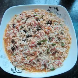 Make Spam of peanut meat and rice step 5