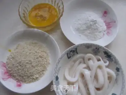 Make Fried squid rings step 2