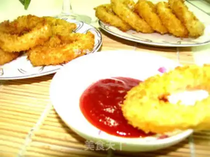 Make Fried squid rings step 8