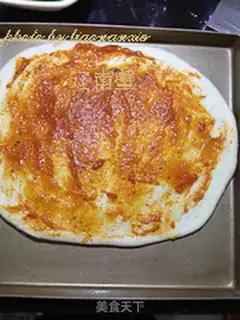 Make Sweet entourage and melon pizza step 6