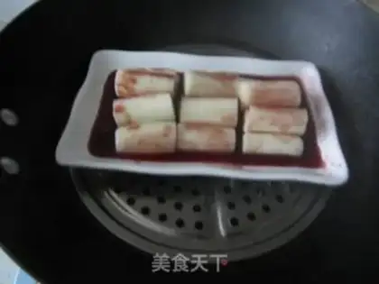 Make Yang Mei Juice Steam Stick Mountain step 6