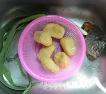 Make A tofu toad step 0
