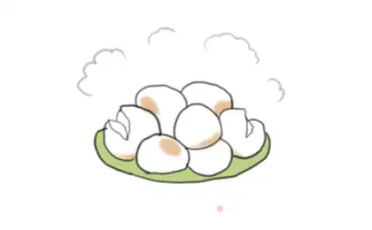 Make Fried pot and steamed buns step 8