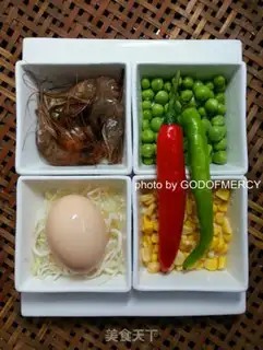 Make Eggs and shrimp corn step 0