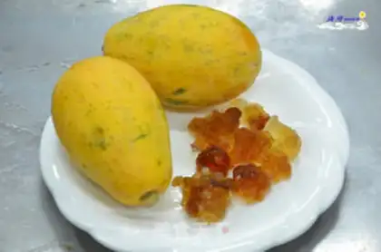 Make Peaches and papayas step 3