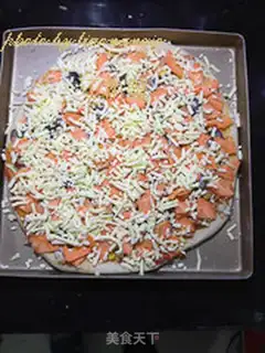 Make Fish cucumber pizza step 7