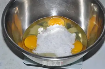 Make Flower cake step 1