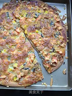 Make Fish cucumber pizza step 8