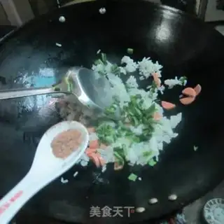 Make Rotten ham and rice step 5