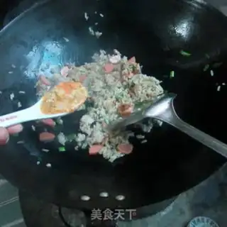 Make Rotten ham and rice step 8