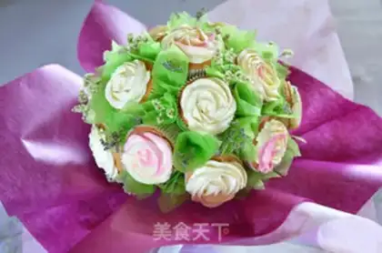 Make Flower cake step 10