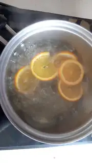 Make Orange cake roll step 1