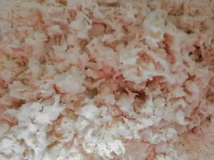 Make Homemade rose yellow cake step 5