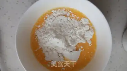 Make Orange cake roll step 5