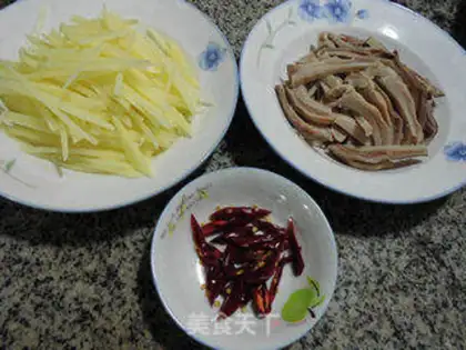 Make Piggy belly fried potatoes step 0