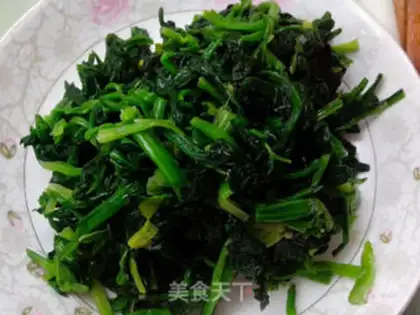 Make Spinach with a twirl step 6