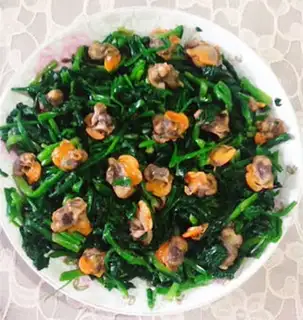 Make Spinach with a twirl step 8