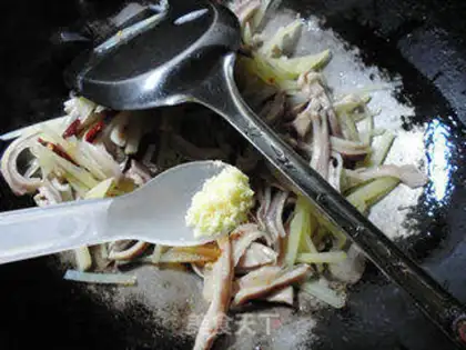 Make Piggy belly fried potatoes step 7