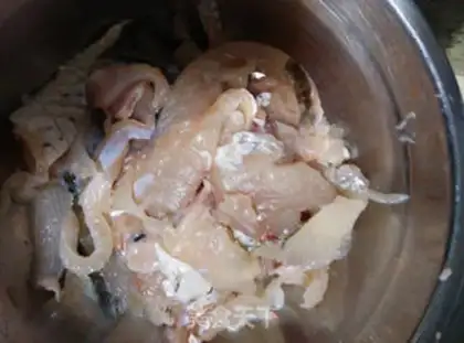 Make Black-muted earfish step 2