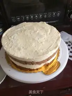 Make Light cream mousse cake step 8