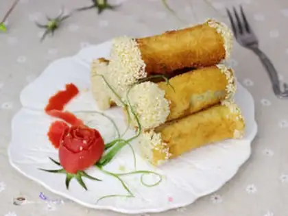 Make Sesame tacos step 10