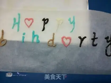 Make Chocolate for birthday cake step 4