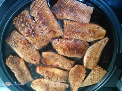 Make Private sauce fried apricot mushrooms step 5