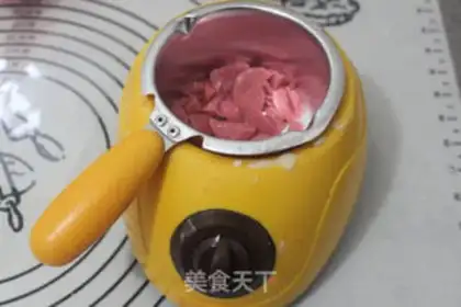 Make Rose bouquet chocolate step 1