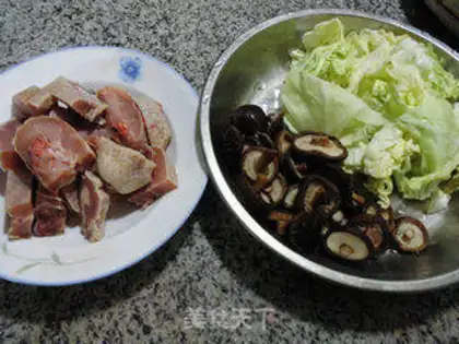 Make Sphinx cabbage for chicken legs step 0