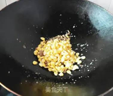 Make Corn salad and rice step 4