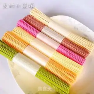 Make Seven-colored noodles step 0