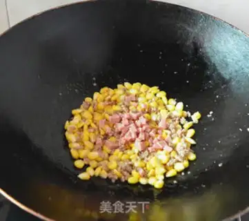 Make Corn salad and rice step 5