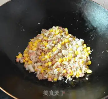 Make Corn salad and rice step 6