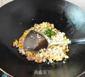 Make Corn salad and rice step 7