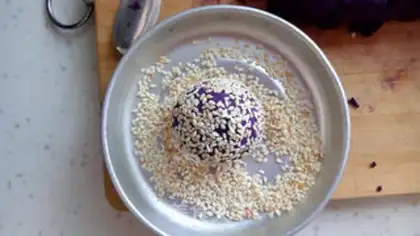 Make Potato cheese ball step 8